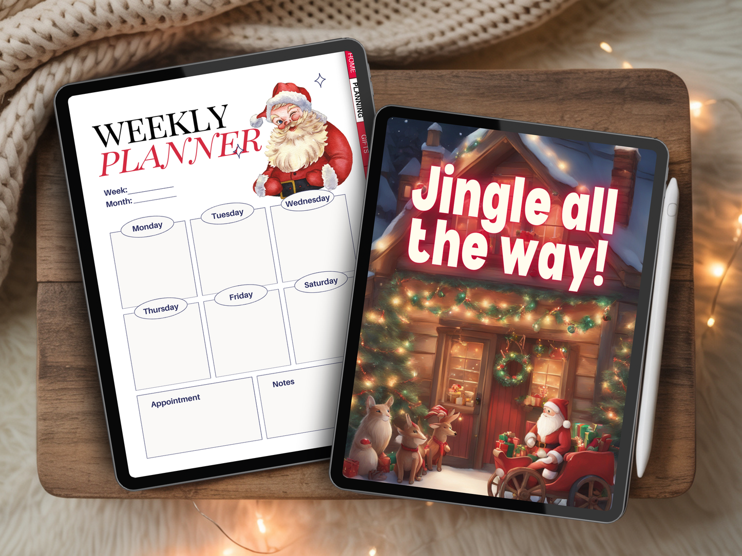 Digital Christmas & Holiday Planner | Instant Download PDF