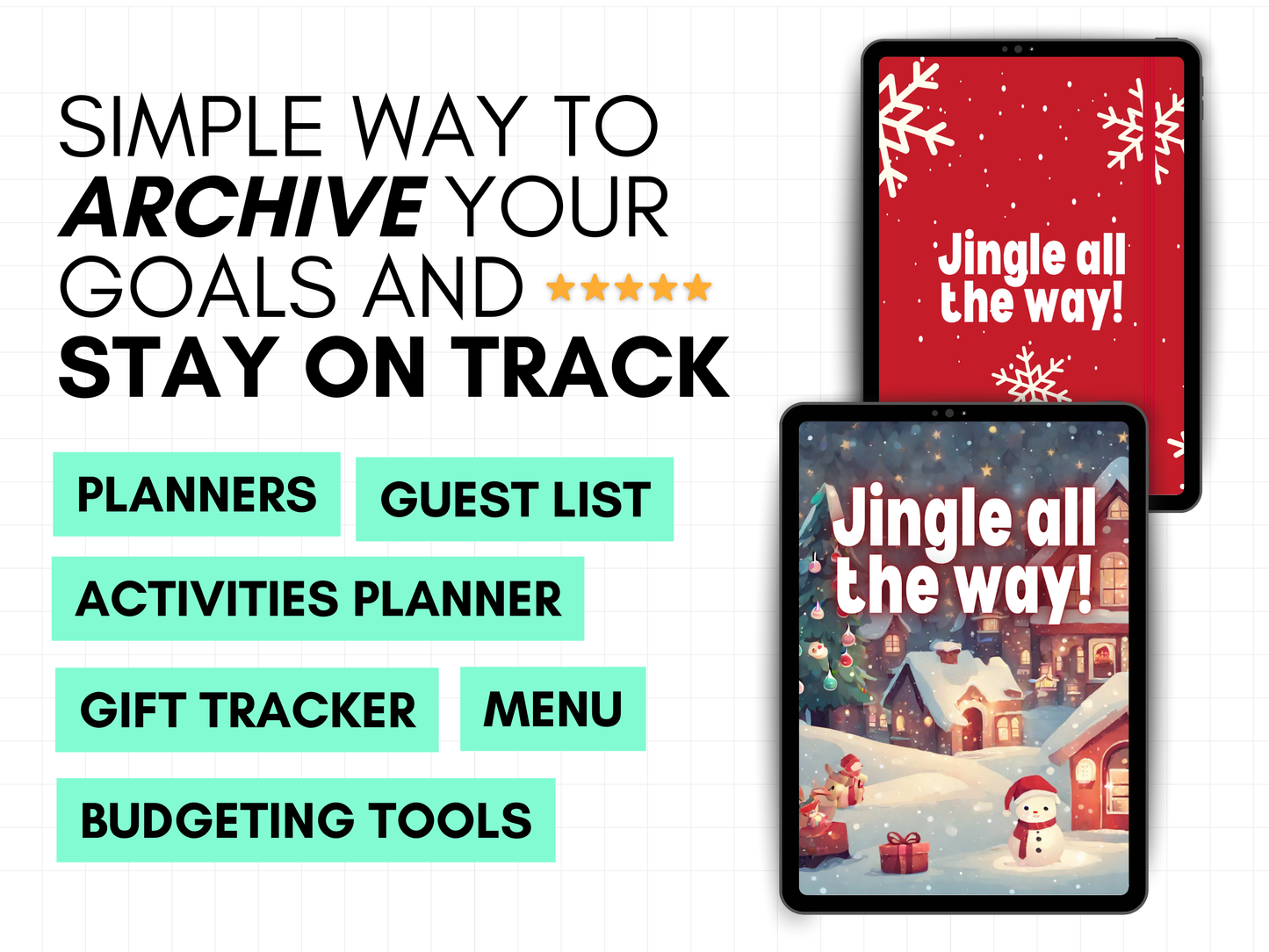 Digital Christmas & Holiday Planner | Instant Download PDF