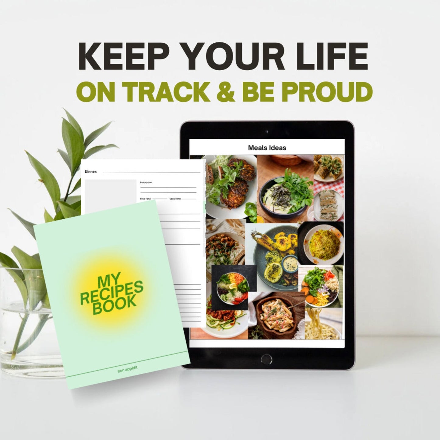 Digital Recipe Book for Moms - Meal Planning for Beginners