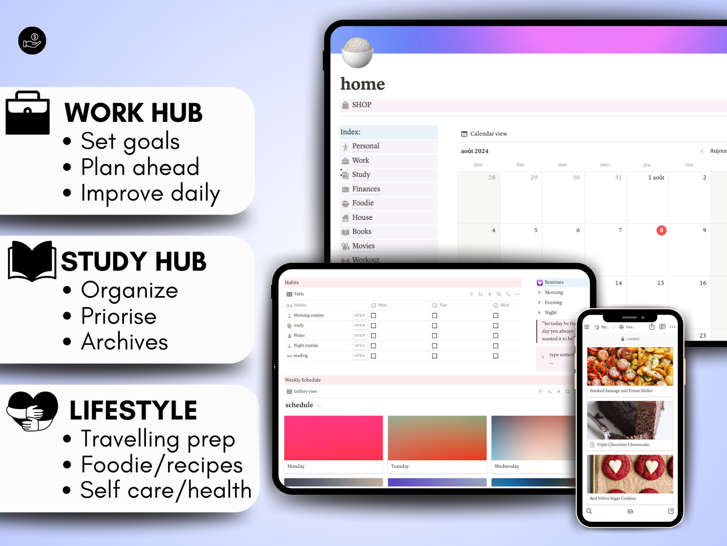 Ultimate Notion Template for Productivity & Back to School