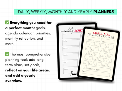 Digital Christmas & Holiday Planner | Instant Download PDF
