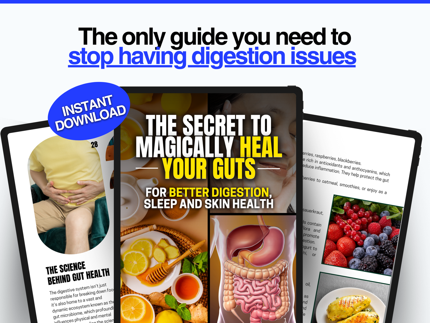 The Secret To Magically Heal You Gut (Downloadable & Printable)