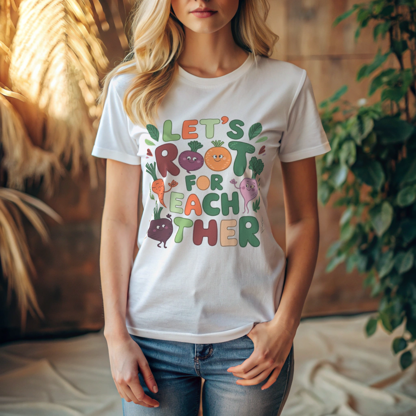 “Let’s Root For Each Others” - Women's Relaxed T-Shirt