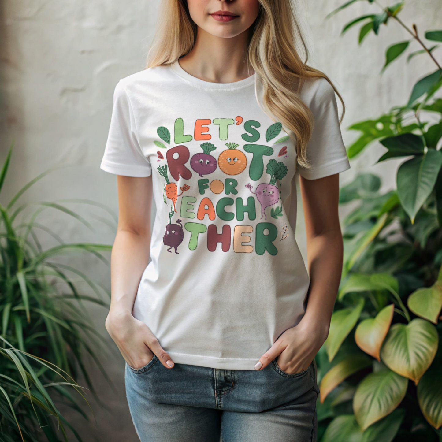 “Let’s Root For Each Others” - Women's Relaxed T-Shirt