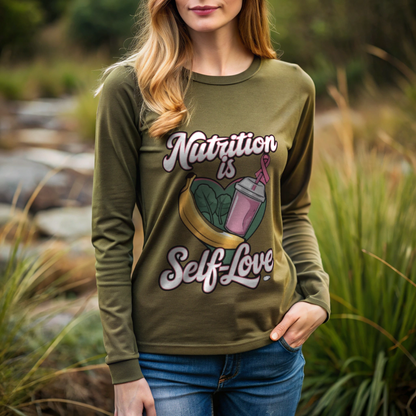 “Nutrition is Self-Love” Premium Unisex Longsleeve T-shirt (Limited Edition)