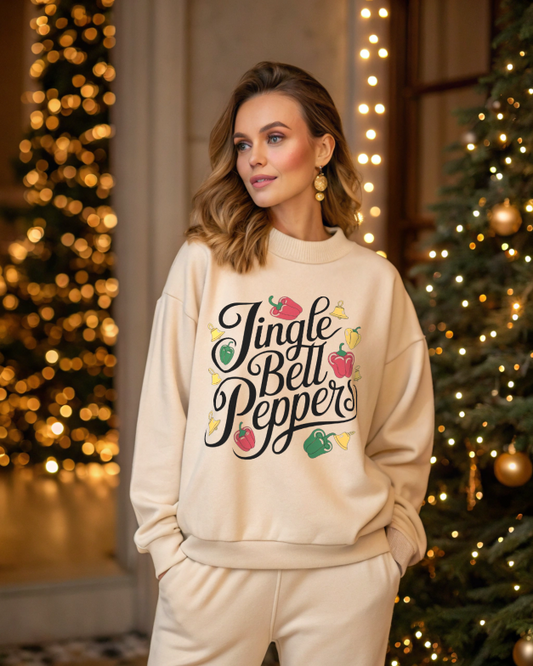 "Jingle Bell Pepper" Classic Unisex Crewneck Sweatshirt