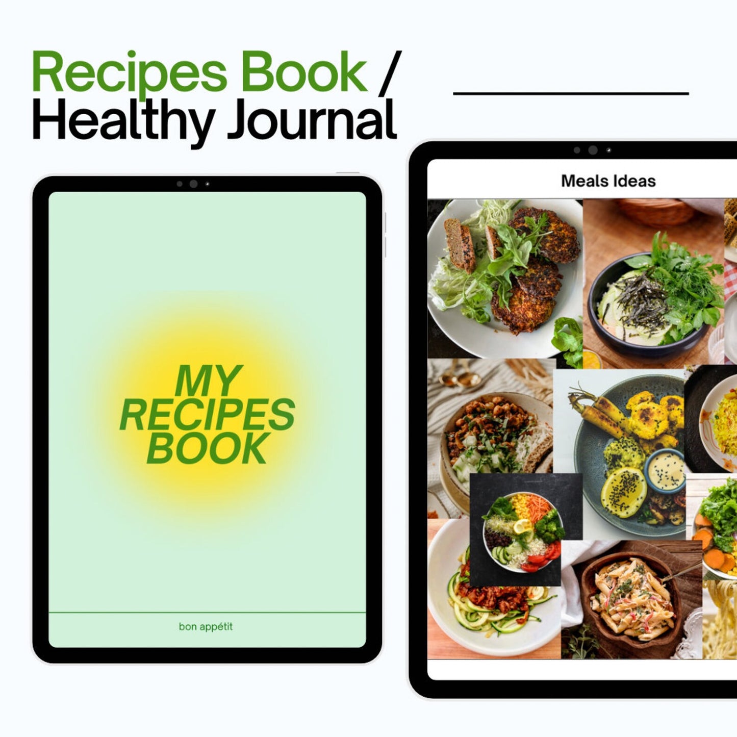 Digital Recipe Book for Moms -  Meal Planning for Beginners