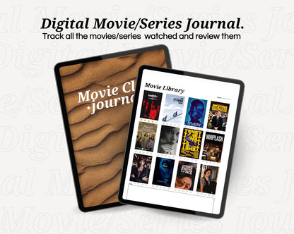 Digital Movies/Tv Shows Review Journal for Movies lovers