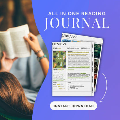 Digital Reading Journal for Tracking and Reviewing Books