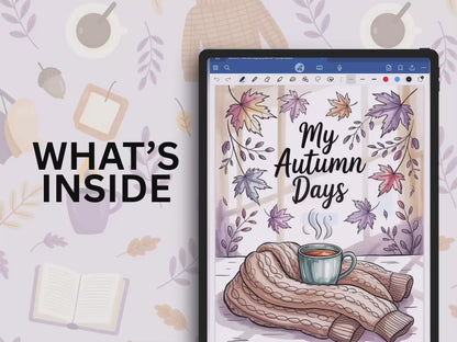 2025-2026 All-in-One Undated Autumn Digital Planner